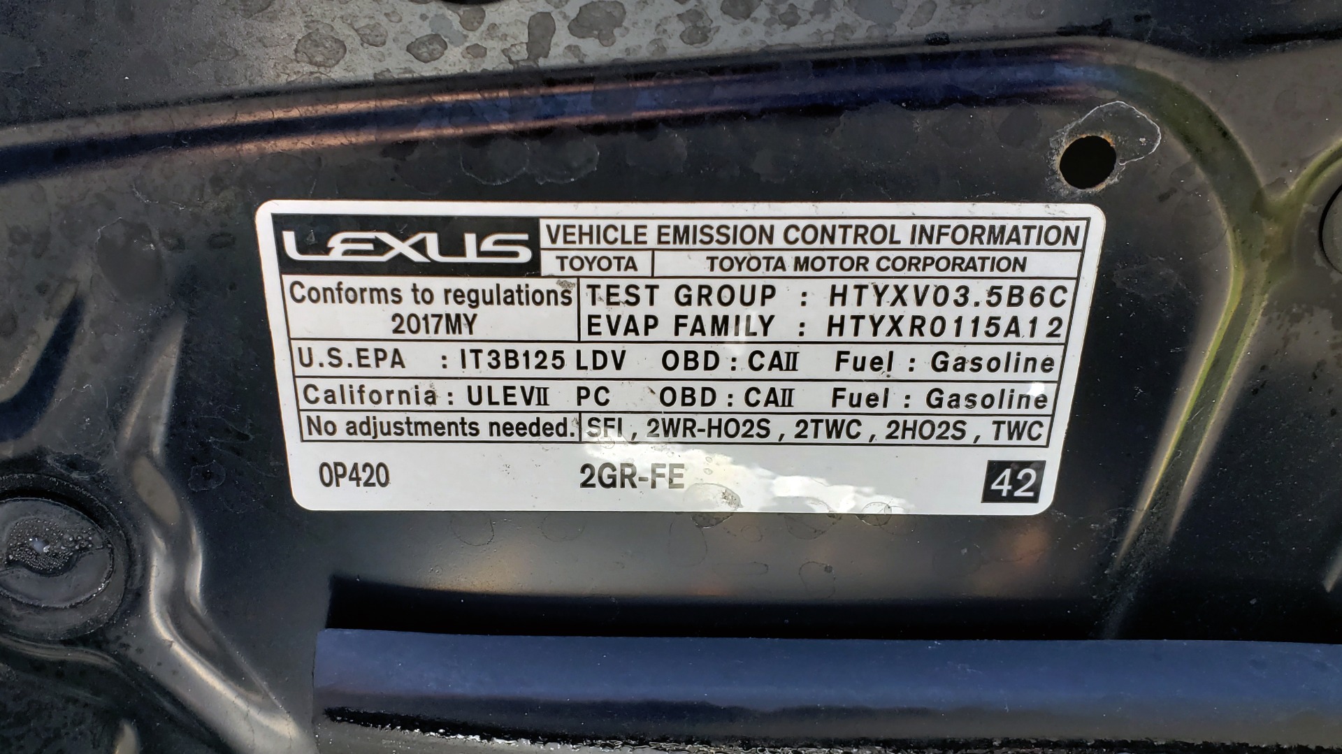 Used 2017 Lexus ES 350 PREMIUM / NAV / SUNROOF / BSM / VENT STS / REARVIEW for sale Sold at Formula Imports in Charlotte NC 28227 10