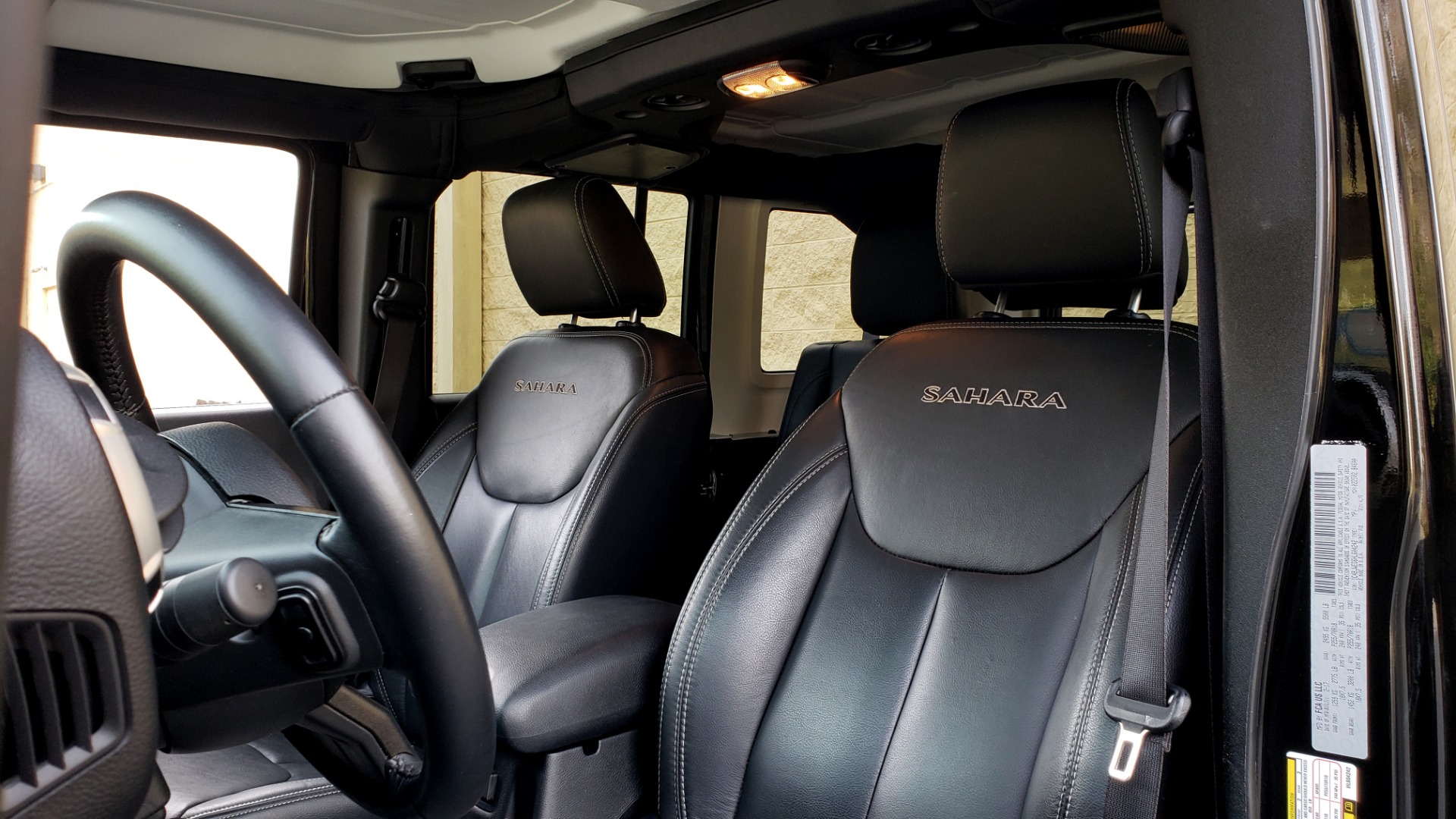 Used 2017 Jeep WRANGLER UNLIMITED SAHARA 4X4 / NAV / 3-PC FREEDOM TOP / 3.6L V6 / 5-SPD AUTO for sale Sold at Formula Imports in Charlotte NC 28227 35