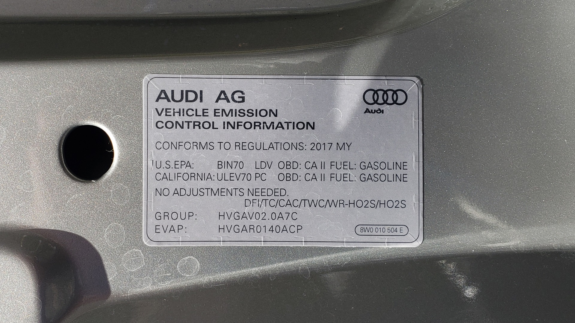 Used 2017 Audi A4 PREMIUM PLUS / TECH PKG / B&O SND / S-LINE / NAV / REARVIEW for sale Sold at Formula Imports in Charlotte NC 28227 12