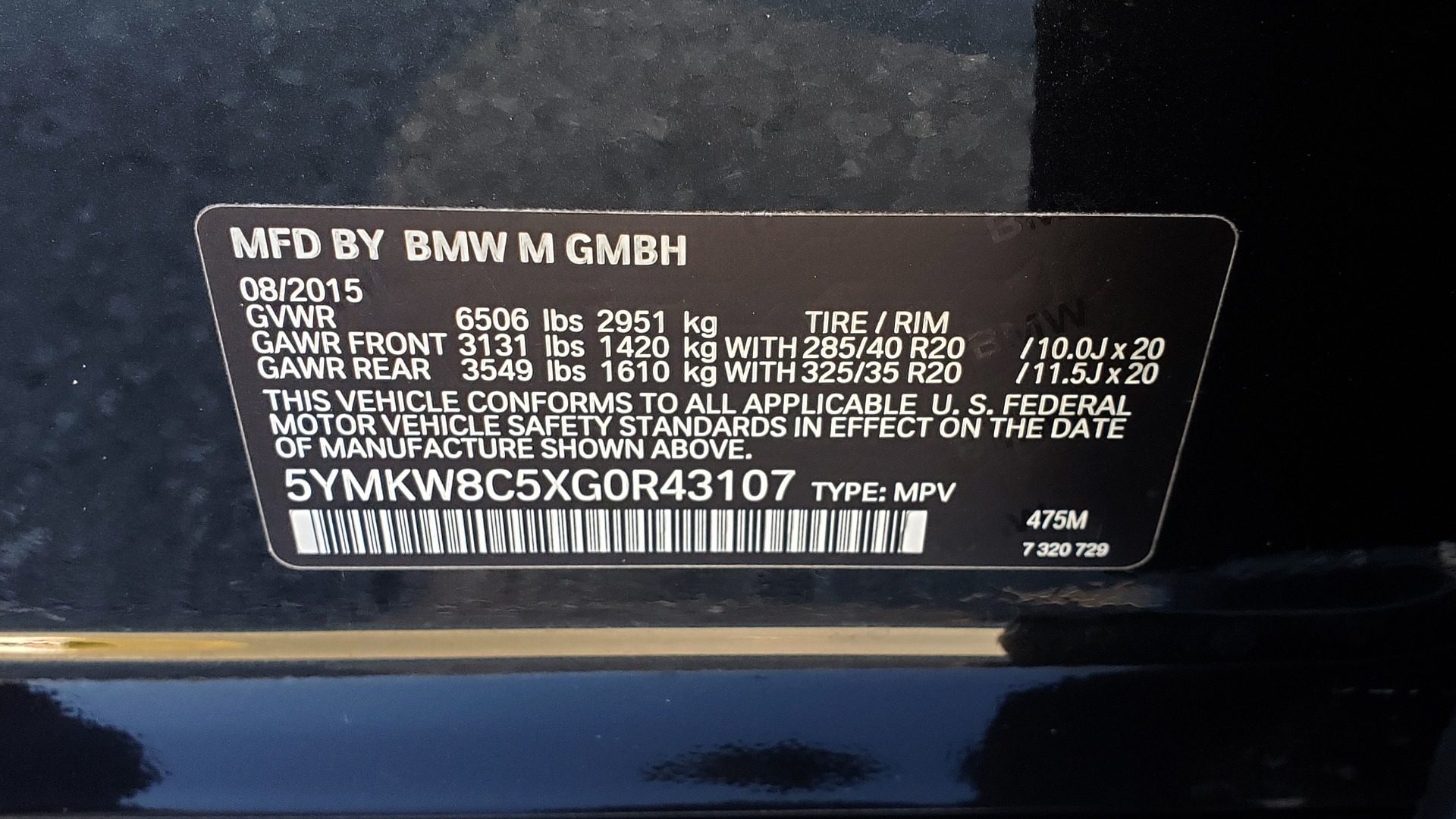 Used 2016 BMW X6 M EXEC PKG / DRVR ASST / NAV / SUNROOF / BLIND SPOT / REARVIEW for sale Sold at Formula Imports in Charlotte NC 28227 97