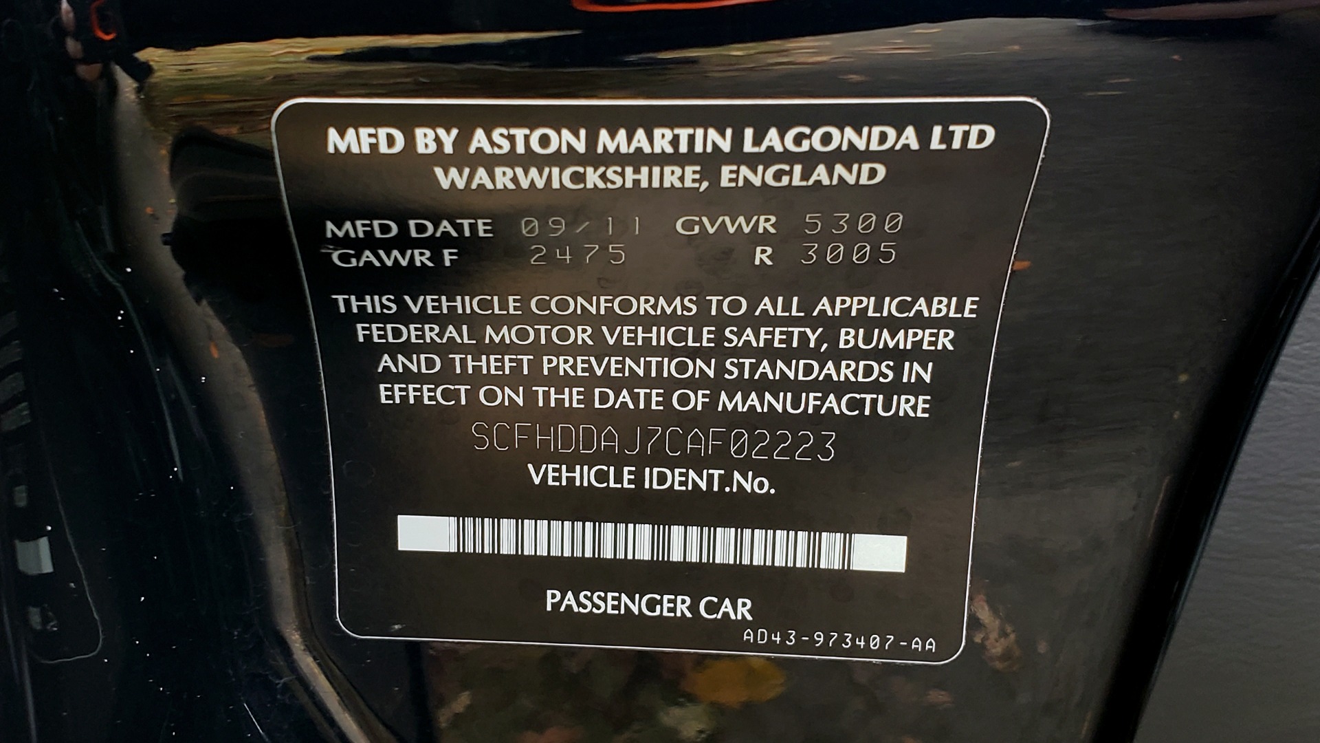 Used 2012 Aston Martin RAPIDE LUXURY 6.0L V12 / NAV / B&O SND / ENTERTAINMENT / REARVIEW for sale Sold at Formula Imports in Charlotte NC 28227 91