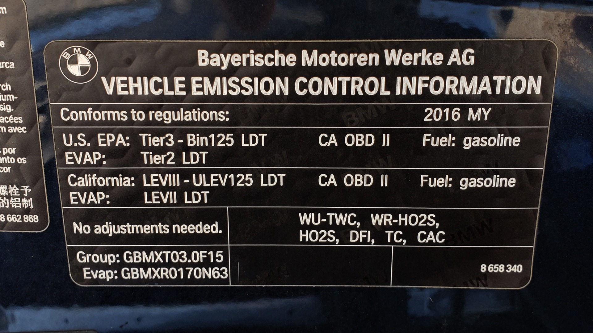 Used 2016 BMW X5 XDRIVE35I / PREM PKG / NAV / DRVR ASST PLUS / REARVIEW for sale Sold at Formula Imports in Charlotte NC 28227 13