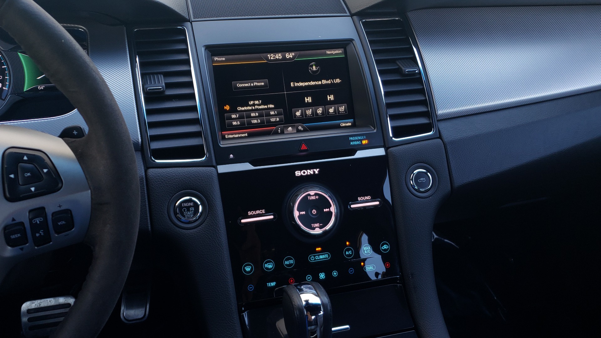 Used 2015 Ford TAURUS SHO 3.5L ECOBOOST V6 / NAV / SUNROOF / HTD STS / BSM / REARVIEW for sale Sold at Formula Imports in Charlotte NC 28227 33