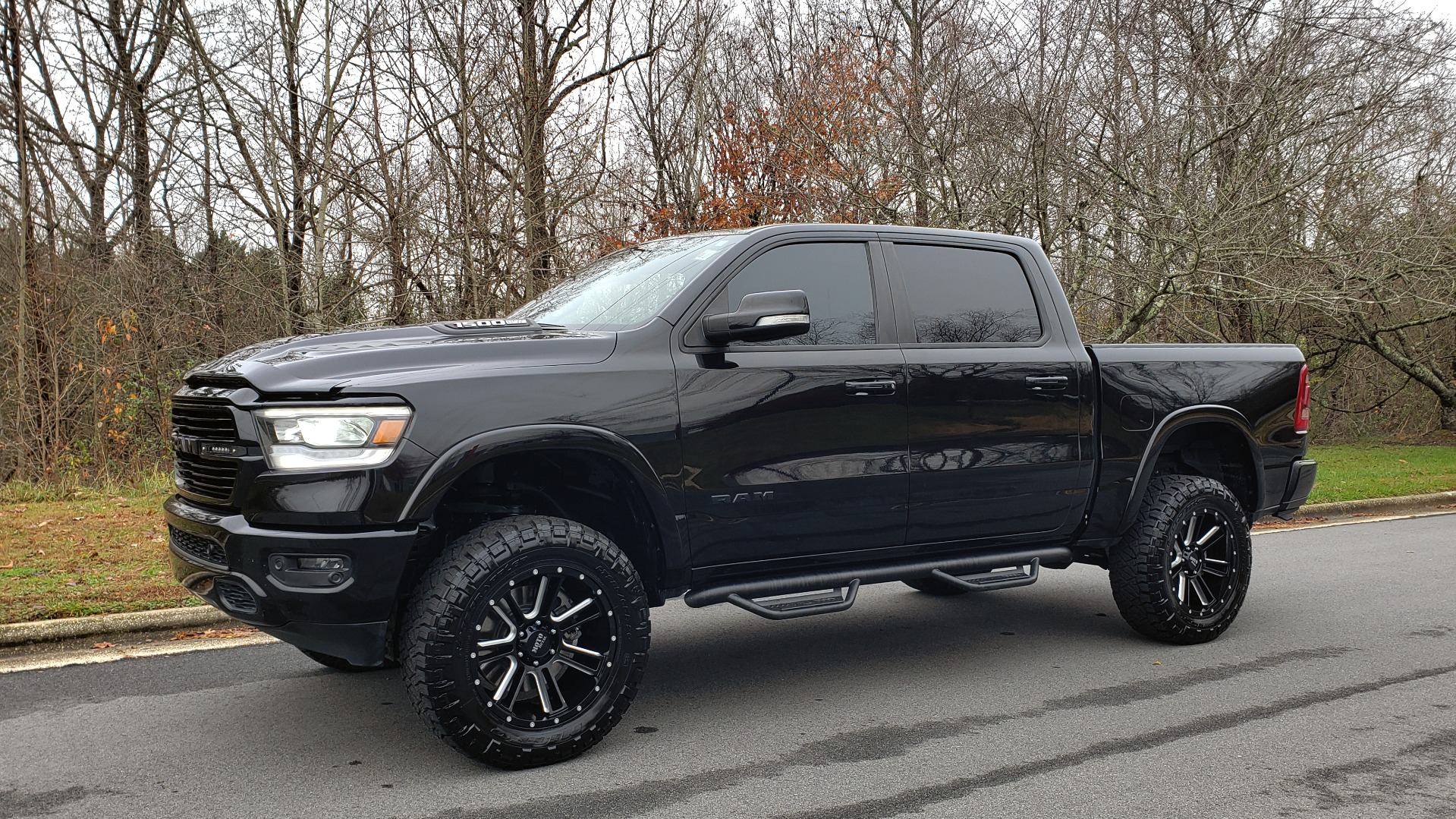 Used 2019 Ram 1500 LARAMIE SPORT / 2WD / 5.7L HEMI / NAV / BLIND SPOT / HTD STS / REARVIEW for sale Sold at Formula Imports in Charlotte NC 28227 2