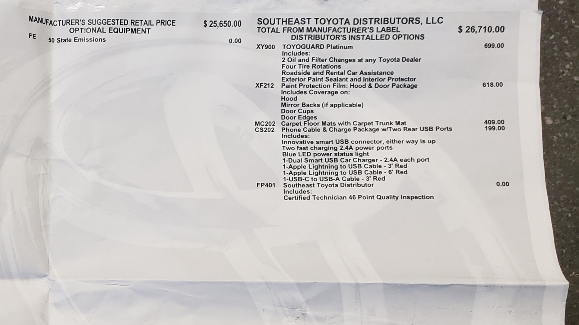 Used 2019 Toyota RAV4 LE----------WRONG VIN NUMBER for sale Sold at Formula Imports in Charlotte NC 28227 3