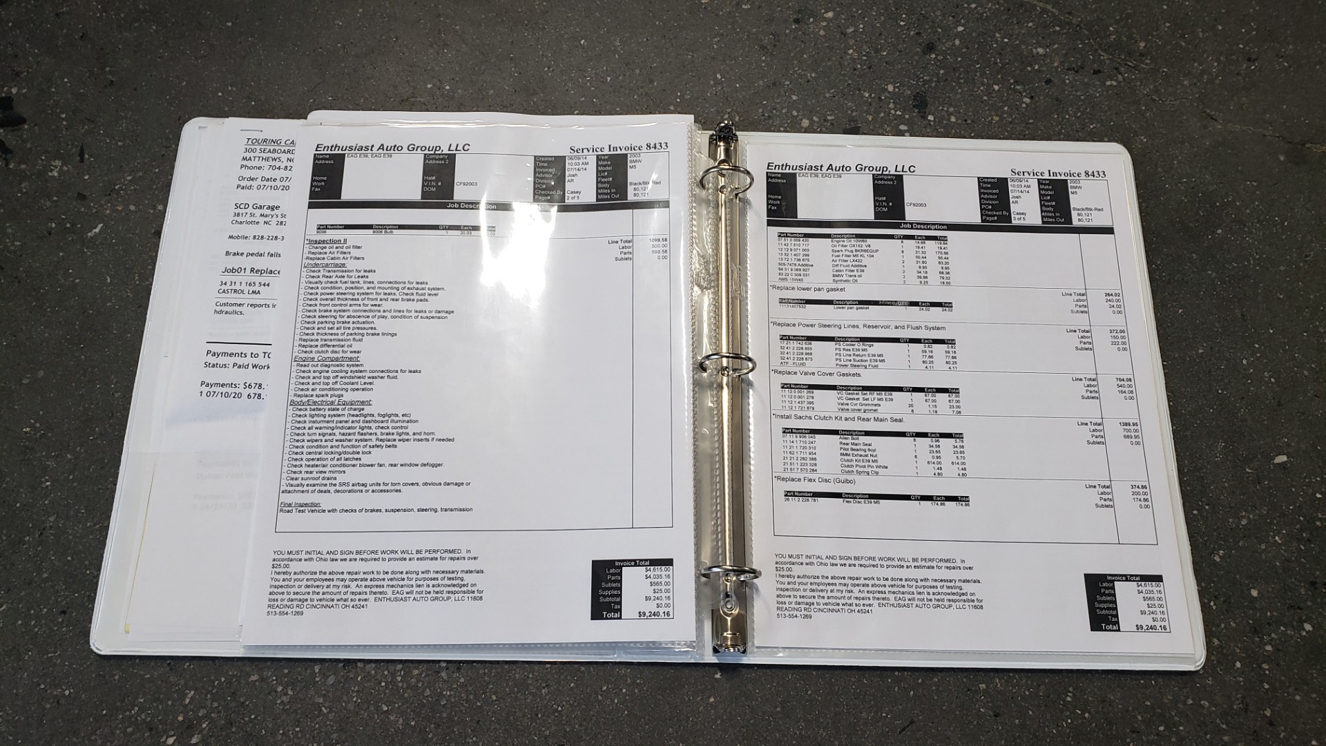 Used 2003 BMW 5 SERIES M5 / 5.0L V8 / 6-SPD MANUAL / PARK DIST CNTRL / PREMIUM SOUND for sale Sold at Formula Imports in Charlotte NC 28227 2