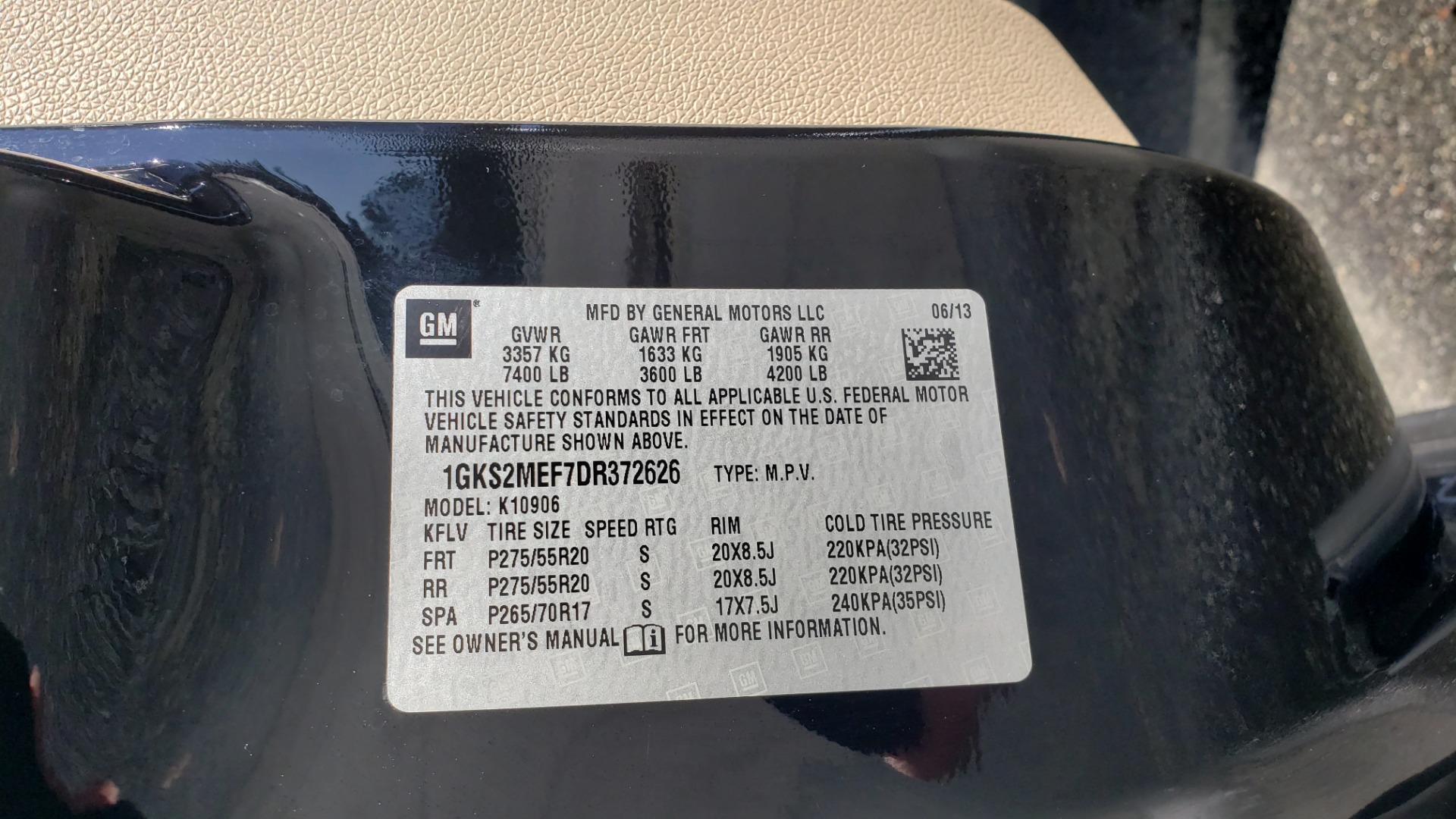 Used 2013 GMC YUKON XL DENALI / AWD / NAV / SUNROOF / 3-ROW / ENTERTAINMENT for sale Sold at Formula Imports in Charlotte NC 28227 90