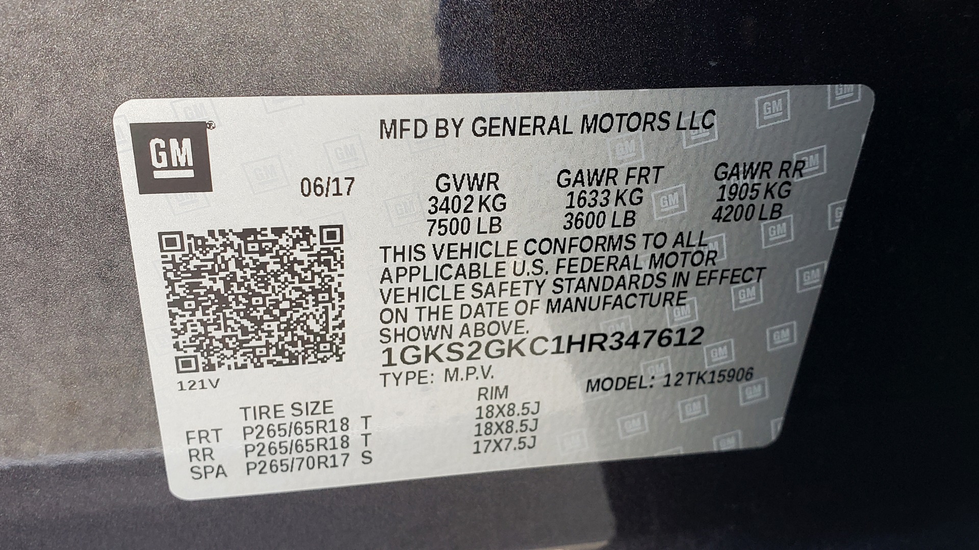 Used 2017 GMC YUKON XL SLT 4X4 / NAV / SUNROOF / BOSE / 3-ROW / REARVIEW for sale Sold at Formula Imports in Charlotte NC 28227 103