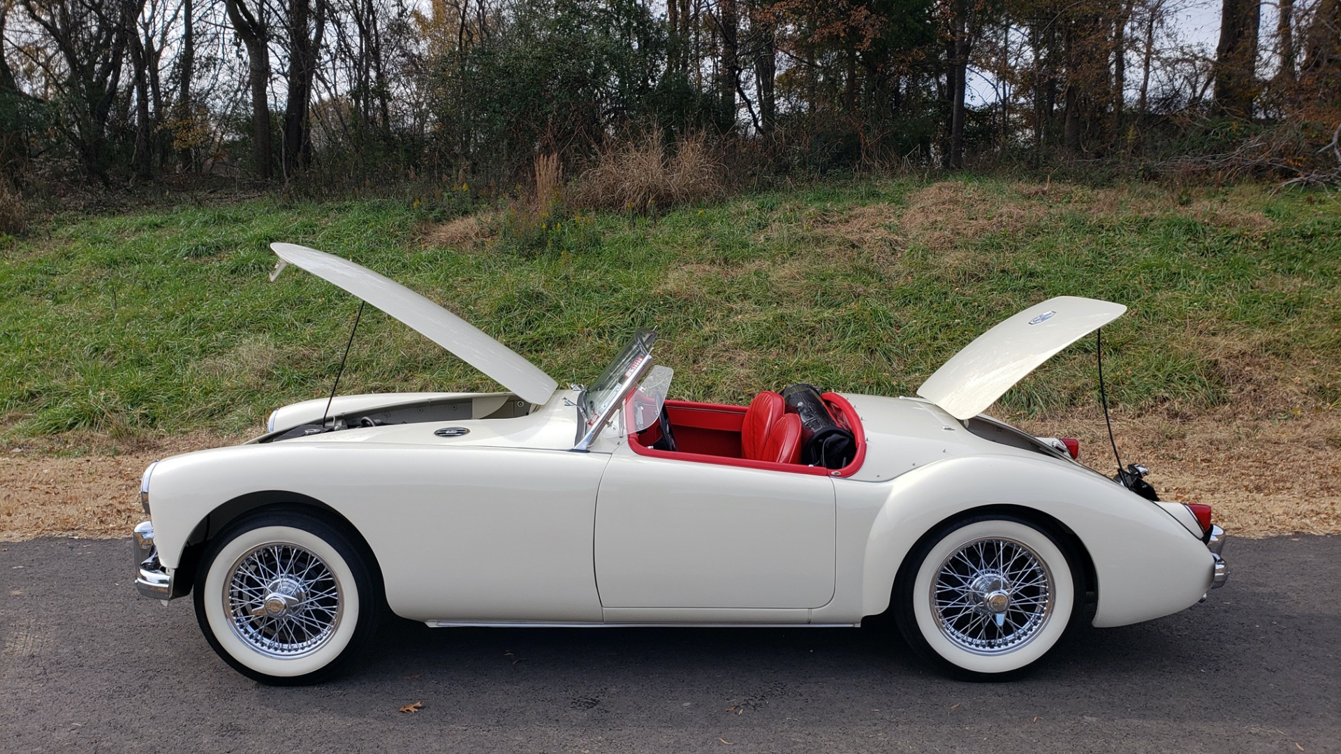 Used 1956 MG A ROADSTER / 4-SPD MAN / FULLY RESTORED / ALL NEW / SHOWROOM CONDITION for sale Sold at Formula Imports in Charlotte NC 28227 32