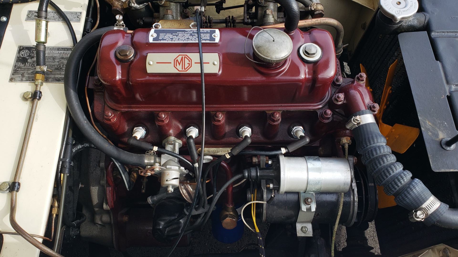 Used 1956 MG A ROADSTER / 4-SPD MAN / FULLY RESTORED / ALL NEW / SHOWROOM CONDITION for sale Sold at Formula Imports in Charlotte NC 28227 38