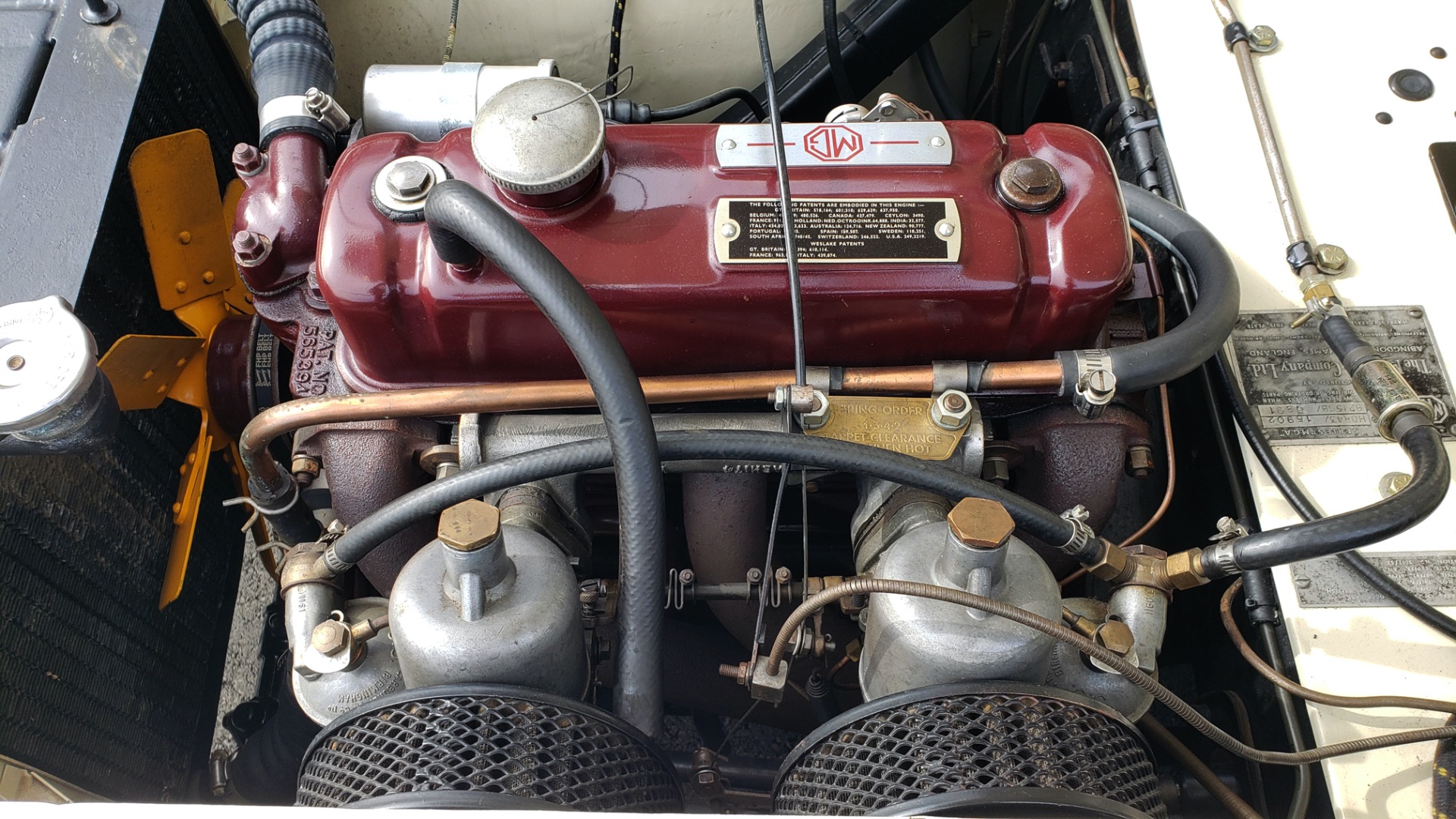 Used 1956 MG A ROADSTER / 4-SPD MAN / FULLY RESTORED / ALL NEW / SHOWROOM CONDITION for sale Sold at Formula Imports in Charlotte NC 28227 41