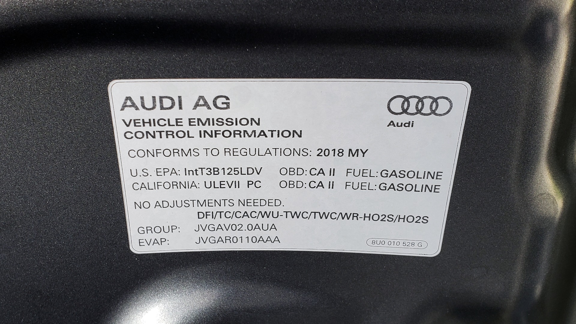 Used 2018 Audi S3 PREMIUM PLUS / TECH / NAV / BLACK OPTIC / S-SPORT / REARVIEW for sale Sold at Formula Imports in Charlotte NC 28227 12