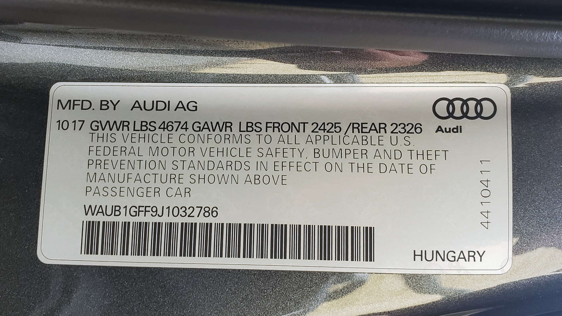Used 2018 Audi S3 PREMIUM PLUS / TECH / NAV / BLACK OPTIC / S-SPORT / REARVIEW for sale Sold at Formula Imports in Charlotte NC 28227 82