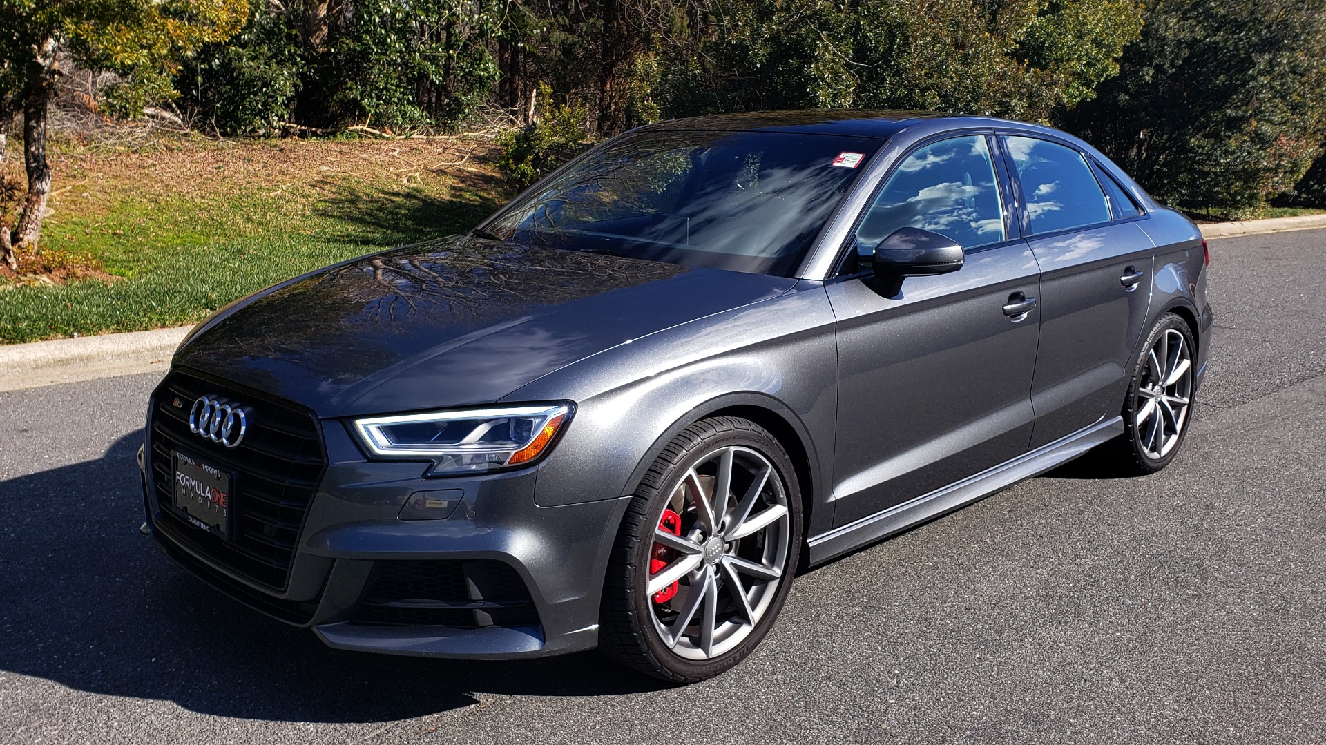 Used 2018 Audi S3 PREMIUM PLUS / TECH / NAV / BLACK OPTIC / S-SPORT / REARVIEW for sale Sold at Formula Imports in Charlotte NC 28227 1